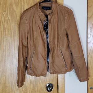 🤎Tan Leather Women Jacket🤎